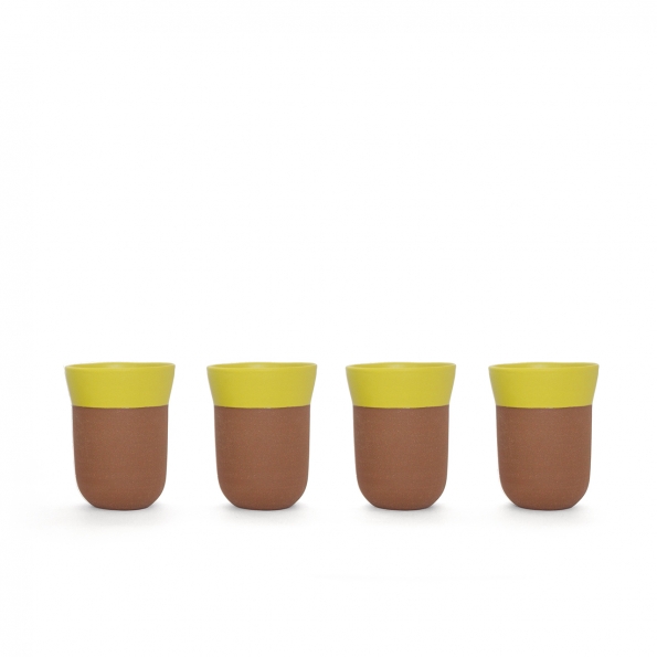 TCHAA Cup – Set of 4 Lemon