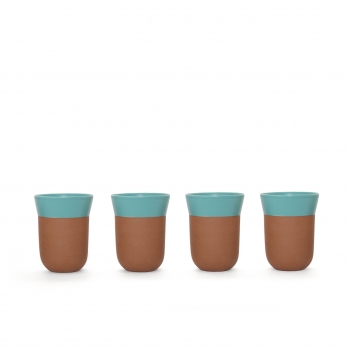 Product-TCHAA CUP-SET-4 turquoise